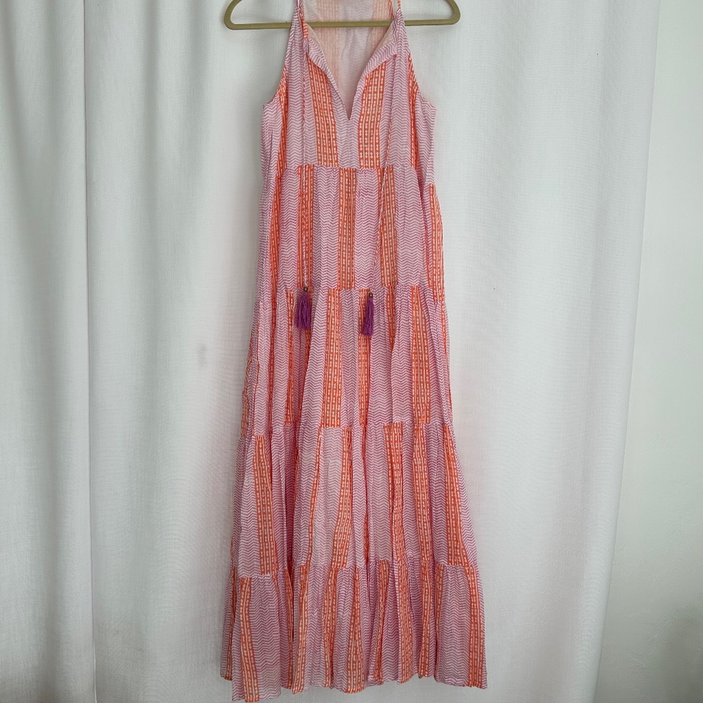 OLIPHANT tiered tassel dress